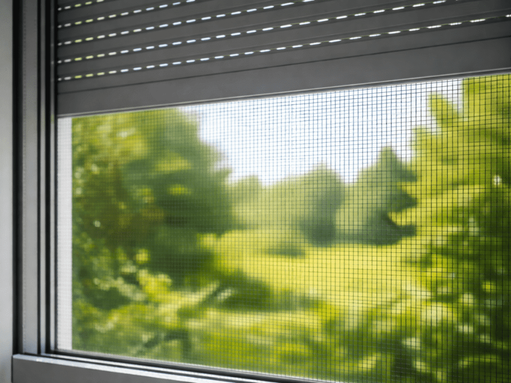 Rolladen mit Insektenschutz kombiniert Montage-Leistungen von Holzbau K. Jager
