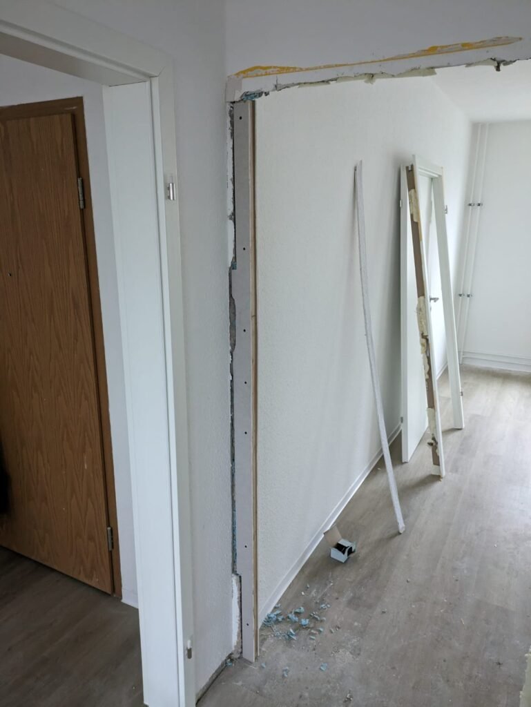 Bearbeitung Türstock für Vergrößerung