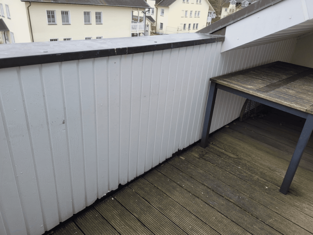Balkonsanierung in Binz vorher
