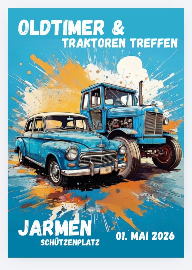 Holzbau K. Jager ist Sponsor des Oldtimertreffen in Jarmen