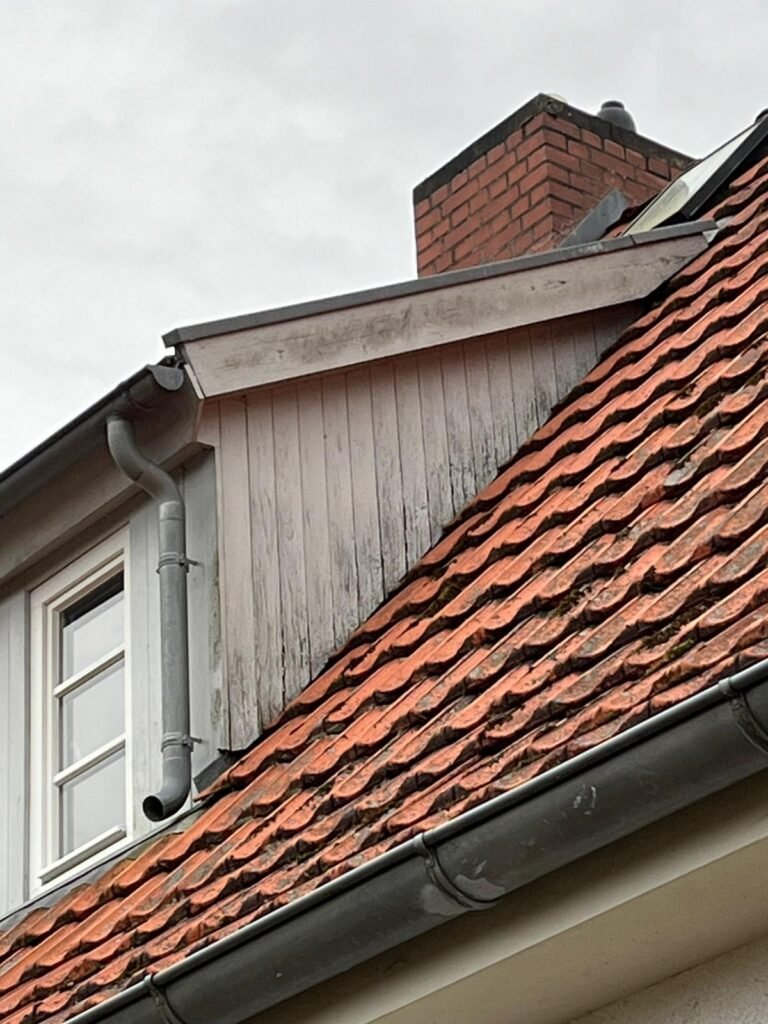 Alte Holzverkleidung Gaubensanierung in Greifswald-Riems