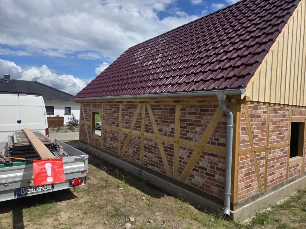 Ansicht Dachkasten bei Giebelverkleidung in Jarmen